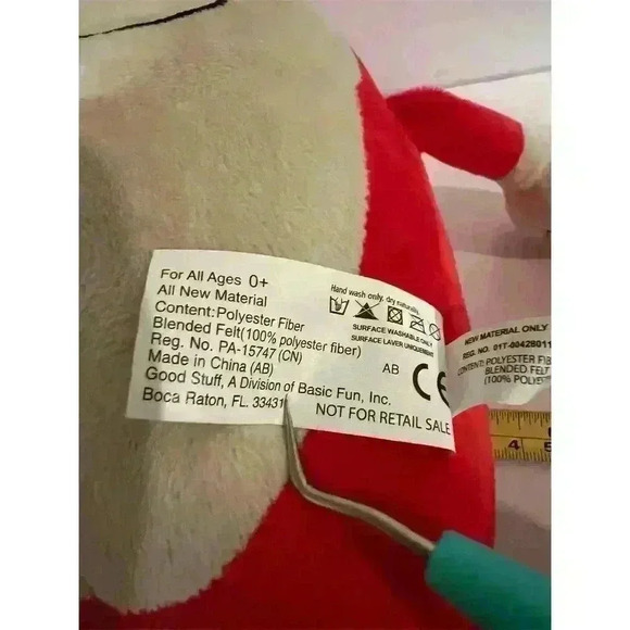 Nickelodeon Stimpy Plush Toy Red Cat 14-24" The Ren & Stimpy Show - Picture 6 of 7